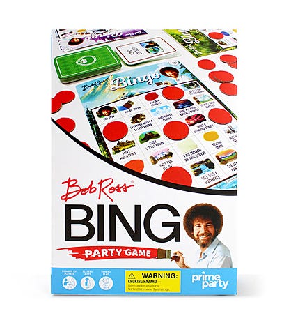 Bob Ross Deluxe Bingo Game